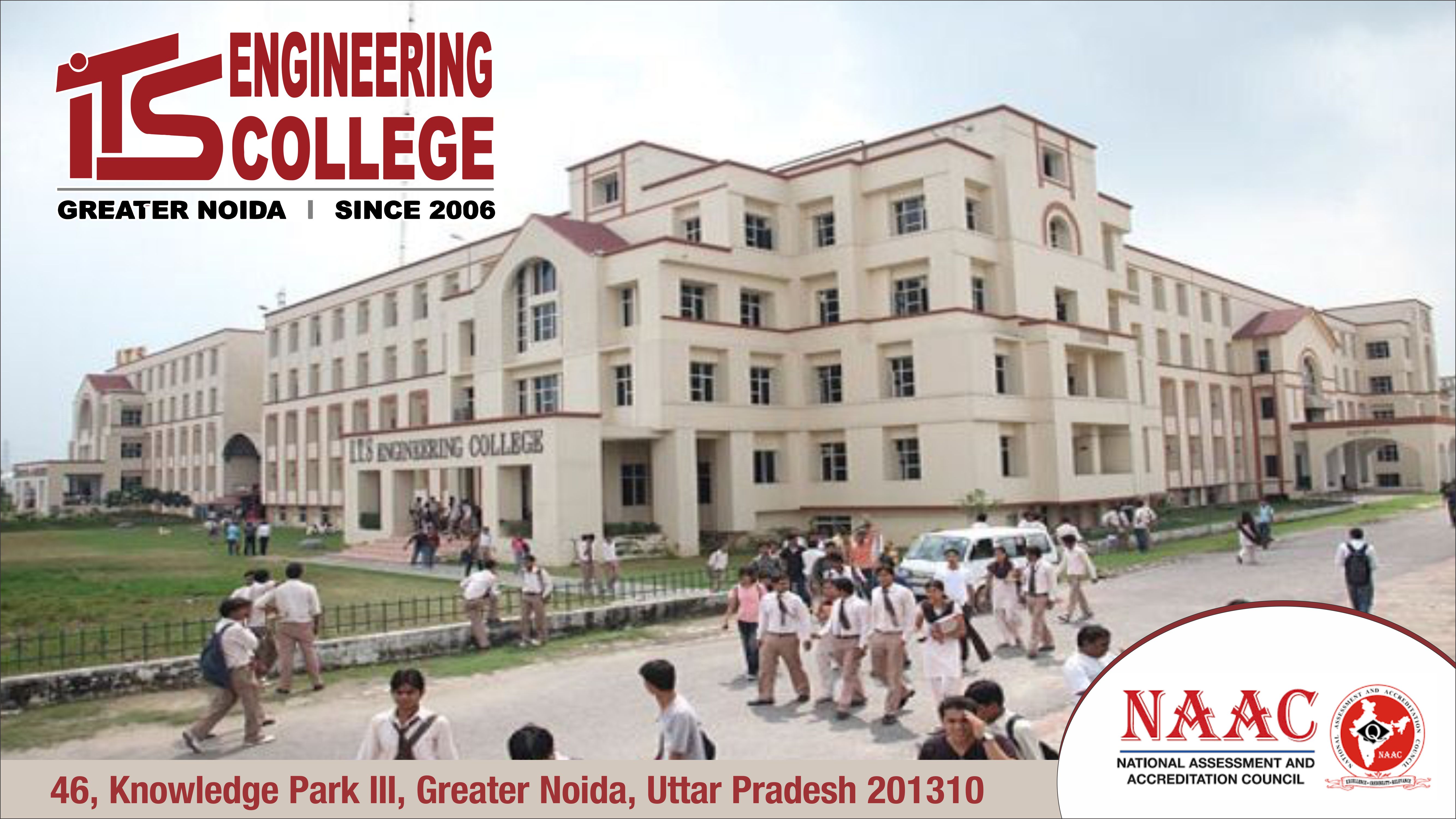 out side view of ITS Engineering College, Greater Noida